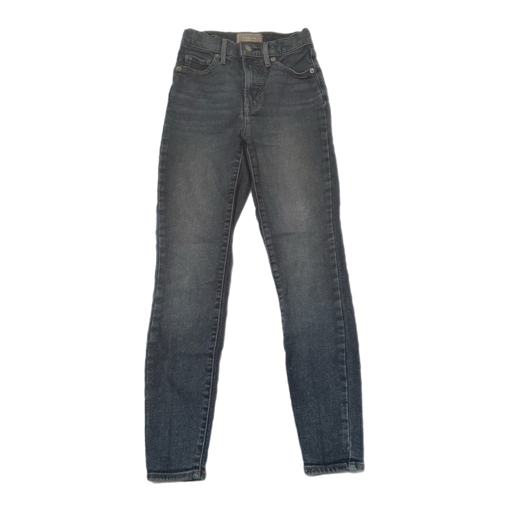 Everlane Women’s Blue Skinny Crop Denim Jeans Size 24 Minimalist Staple Piece